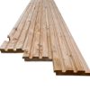 Triple Rhombus rabat - gevelbekleding voor buiten, blank/onbehandeld. In de trant van de populaire akoestische wandpanelen. Nu zéér scherp geprijsd bij Bouwie!