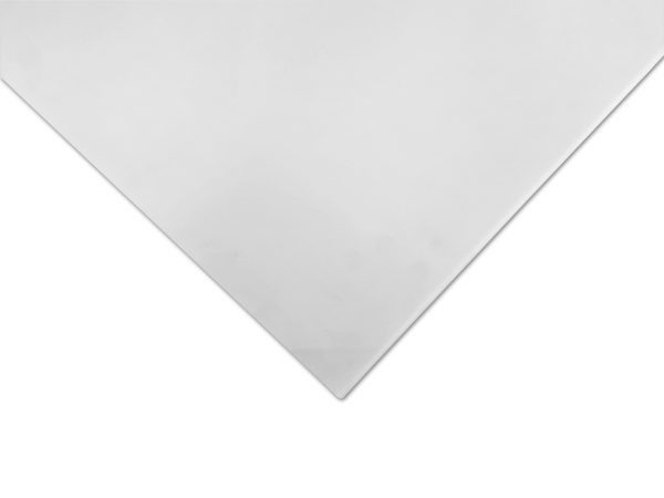 Sneeuw wit spaanplaat werkblad van CanDo op een witte achtergrond. Te koop bij Bouwie