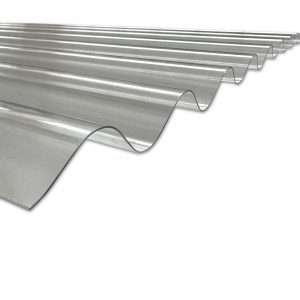 Golfplaat polycarbonaat kleine golf, 76-18. Verkrijgbaar bij Bouwie in vele afmetingen voor lage prijzen!