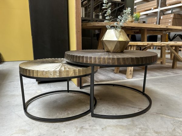 Salontafelset koffietafels Sunray. Te koop bij Bouwie