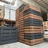 Pak (48 st.) Steigerplank - Natuurbruin - 29 x 185 mm - 250 cm - Afbeelding 2