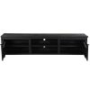 Tv meubel - Zwart Mango hout - Nome - Afbeelding 2